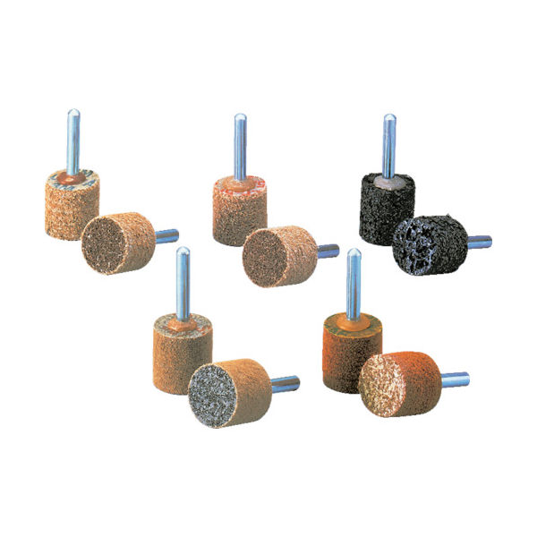 スリーエム ジャパン 3M スコッチ・ブライト 軸付ユニホイール(軸径6mm) #220相当 灰 SU JIKU 1セット(5個)（直送品）