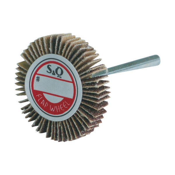 ムラコ MURAKO 軸付フラップ金具無し 外径25 幅5 軸径3mm 80# KN2505 80 1セット(10個) 322-3752（直送品）