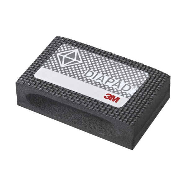 スリーエム ジャパン 3M フレキシブルダイヤモンドハンドラップスS #120 55X90mm 黒 6200J S M18-125 1個（直送品）
