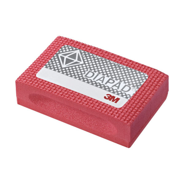 スリーエム ジャパン 3M フレキシブルダイヤモンドハンドラップスS #200 55X90mm 赤 6200J S M18-74 1個（直送品）