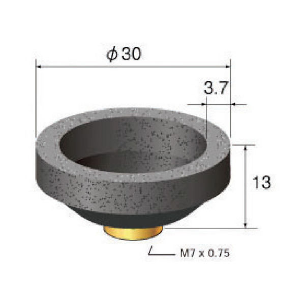 ナカニシ インパルス用先端工具 (1Pk(箱)=12個入) 64836 1パック(12個) 293-2725（直送品）