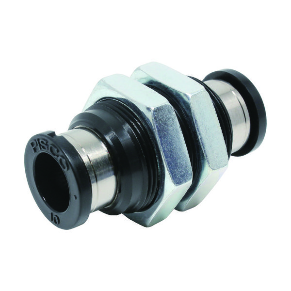 日本ピスコ ピスコ チューブフィッティング 隔壁ユニオン PM10 1個 290-8883（直送品）