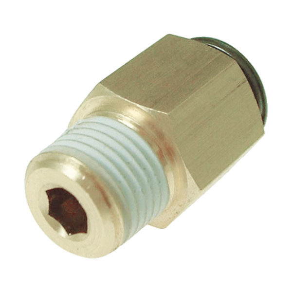 千代田通商 チヨダ フジメイルコネクター(金属) 8mm・R1/8 8-01M 1個 158-7587（直送品）