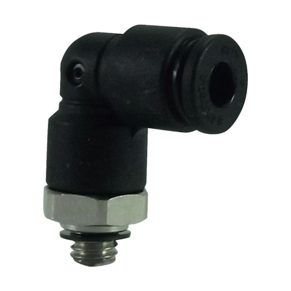 千代田通商 チヨダ ファイブメイルエルボ 4mm・M5X0.8 F4-M5ML 1個 158-4367（直送品）