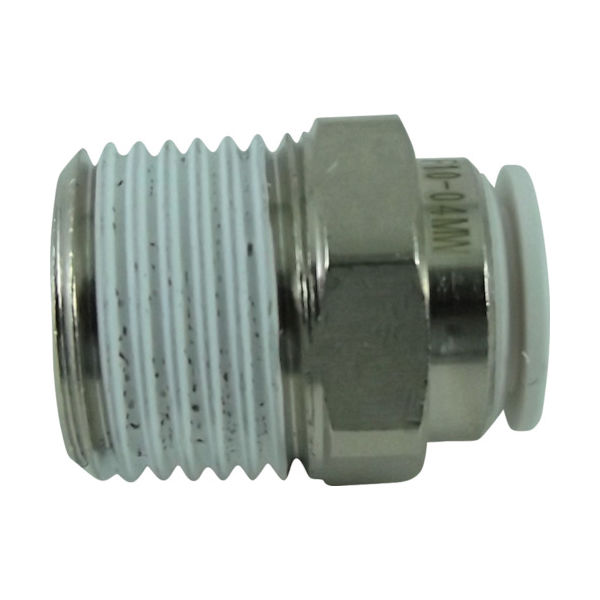 千代田通商 チヨダ ファイブメイルコネクタ W(白)10mm・R1/2 F10-04MW 1個 158-4669（直送品）