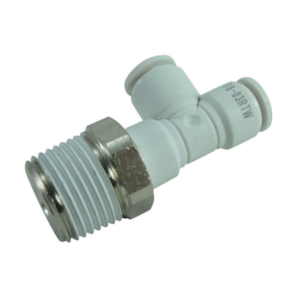 千代田通商 チヨダ ファイブメイルランティ W(白)6mm・R3/8 F6-03RTW 1個 313-7007（直送品）