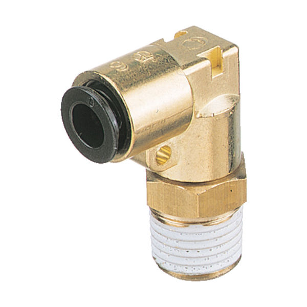 千代田通商 チヨダ フジメイルエルボ(金属) 6mm・M5X0.8 6-M5ML 1個 158-8192（直送品）