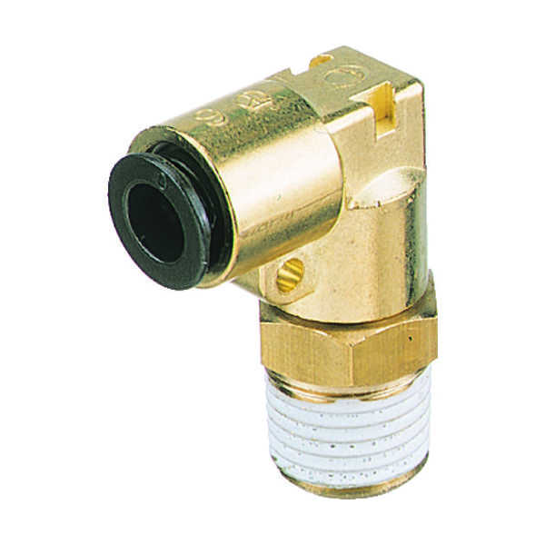 千代田通商 チヨダ フジメイルエルボ(金属) 6mm・R1/8 6-01ML 1個 158-8206（直送品）