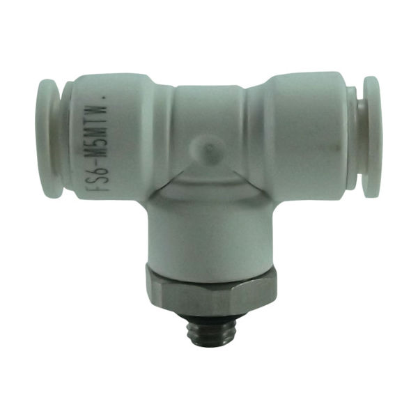 千代田通商 チヨダ ファイブSUSメイルブランチティ 白 6mm・M5X0.8 FS6-M5MTW 1個 309-4944（直送品）