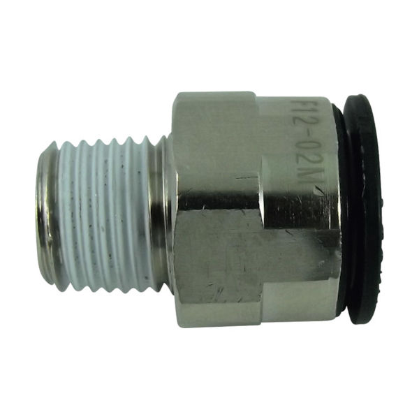 千代田通商 チヨダ ファイブメイルコネクタ 12mm・R1/4 F12-02M 1個 158-4332（直送品）