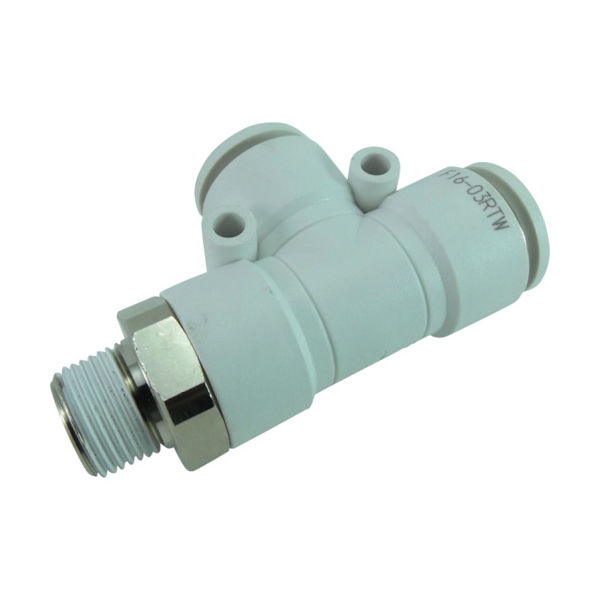 千代田通商 チヨダ ファイブメイルランティ W(白)16mm・R3/8 F16-03RTW 1個 313-6442（直送品）