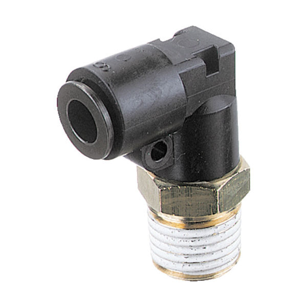 千代田通商 チヨダ フジメイルエルボ(樹脂) 8mm・R1/8 8R-01ML 1個 158-7757（直送品）