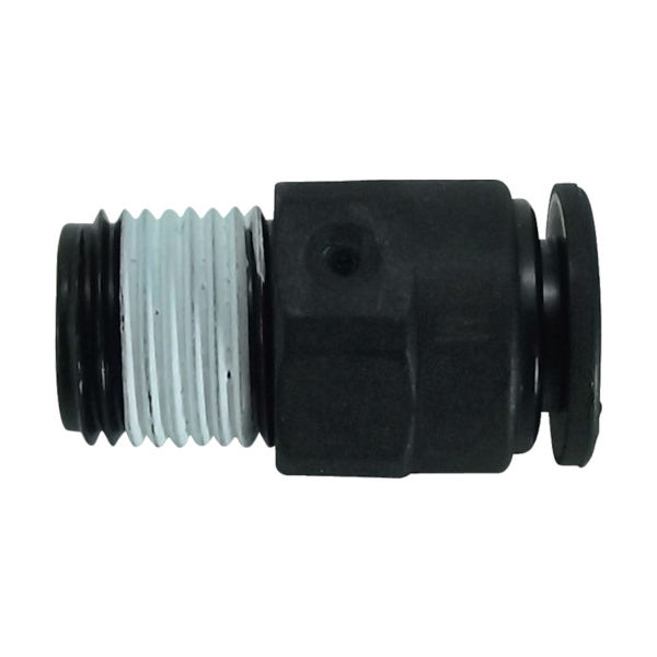 千代田通商 チヨダ ファイブ樹脂メイルコネクタ 6mm・R1/8 FR6-01M 1個 158-4111（直送品）