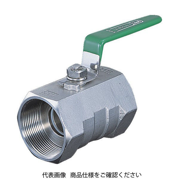 イノック ねじ込みボールバルブ 全長44.0mm 呼び径(A)10 316SRVM10A 1個 175-4491（直送品）