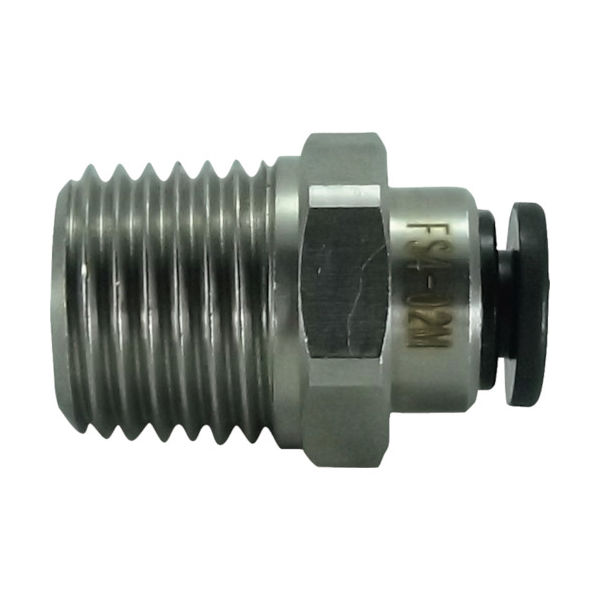 千代田通商 チヨダ ファイブSUSメイルコネクタ 4mm・R1/4 FS4-02M 1個 222-9251（直送品）