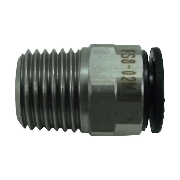 千代田通商 チヨダ ファイブSUSメイルコネクタ 8mm・R1/4 FS8-02M 1個 222-9315（直送品）