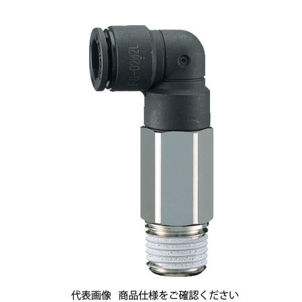 千代田通商 チヨダ ファイブロングメイルエルボ 12mm・R1/4 F12-02M2L 1個 158-5126（直送品）