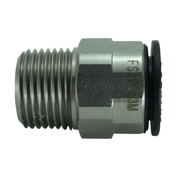 千代田通商 チヨダ ファイブSUSメイルコネクタ 12mm・R3/8 FS12-03M 1個 222-9382（直送品）