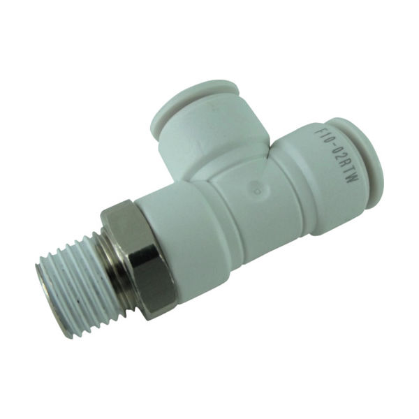 千代田通商 チヨダ ファイブメイルランティ W(白)10mm・R1/4 F10-02RTW 1個 313-6108（直送品）