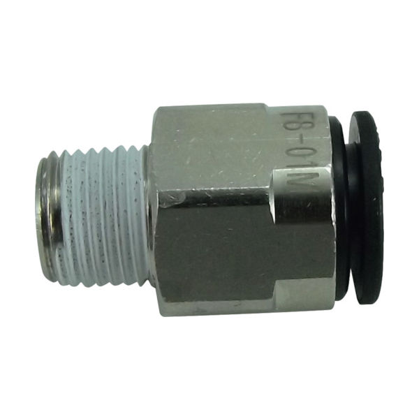 千代田通商 チヨダ ファイブメイルコネクタ 8mm・R1/8 F8-01M 1個 158-4260（直送品）