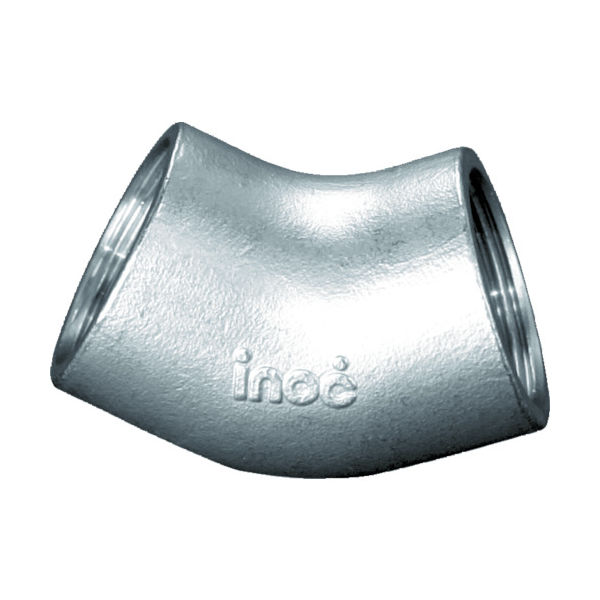 イノック 45°エルボ 20A 304 45L20A 1個 177-2341（直送品）