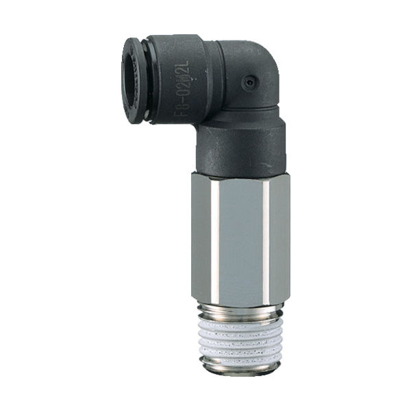 千代田通商 チヨダ ファイブロングメイルエルボ 8mm・R1/4 F8-02M2L 1個 158-5070（直送品）