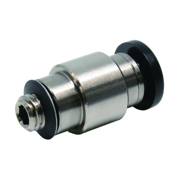 日本ピスコ ピスコ チューブフィッティング 六角穴付ストレートチューブ4ネジM5X08 POC4-M5 1個 290-8620（直送品）