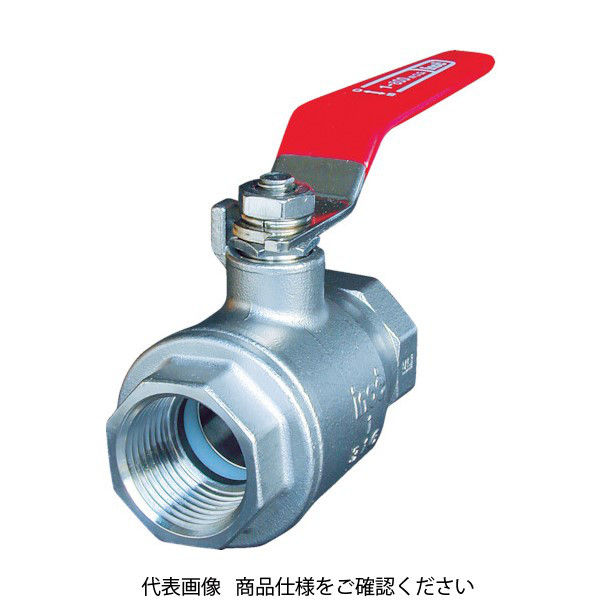 イノック ねじ込みボールバルブ 全長73mm 呼び径(A)20 316SFVM20A 1個 175-4688（直送品）
