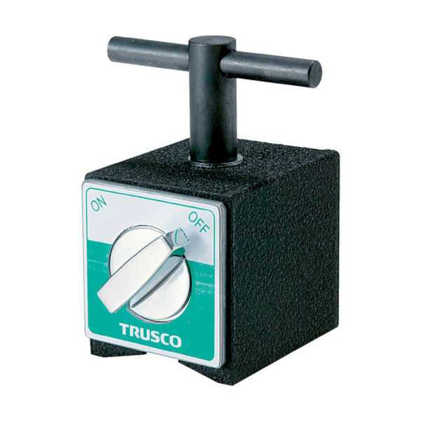 トラスコ中山 TRUSCO αマグネットホルダ ハンドル付 吸着力800N TMH80AH 1台(1個) 329-5192（直送品）