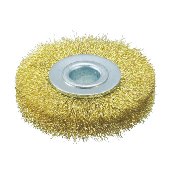 トラスコ中山 TRUSCO ホイルブラシ 50X10mm穴 真鍮線 線径0.15 TB-6324 1個 329-1260（直送品）