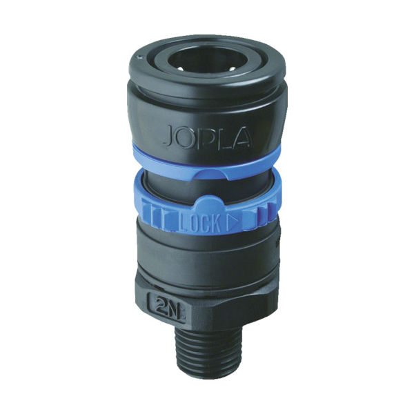 ジョプラックス JOPLAX 樹脂ソケット 相手側取付Rc1/4 めねじ取付用 TS-2NR 1個 332-3366（直送品）