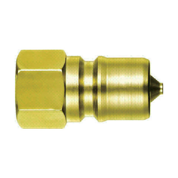 日東 SPカプラ タイプAプラグ 真ちゅう製 ニトリルゴムNBR(SG) 相手側取付サイズR2(19106) 16P-A BRASS NBR（直送品）