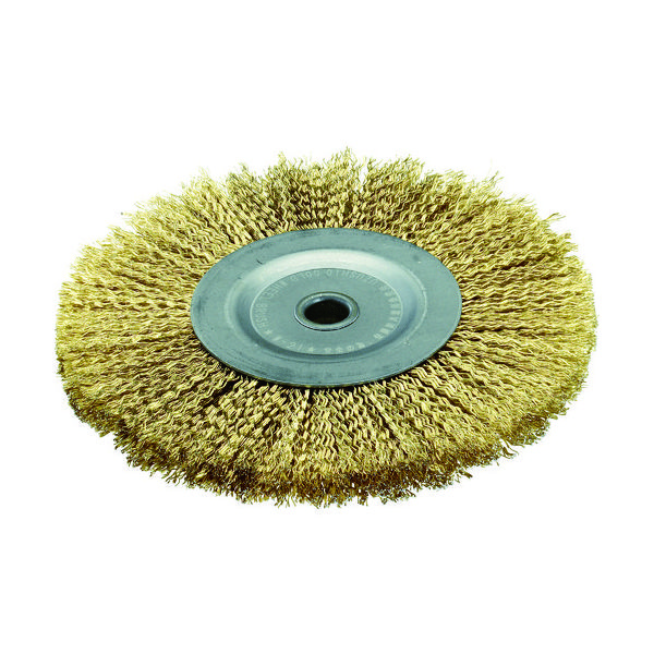 鳴門屋 NSK 鋼線ゴールドホイールブラシ W-21 1個 332-3951（直送品）