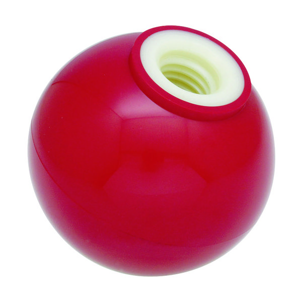 トラスコ中山 TRUSCO 樹脂製握り玉 芯金なし 赤 φ20×M5mm P-TPB20-5R 1個 337-4092（直送品）