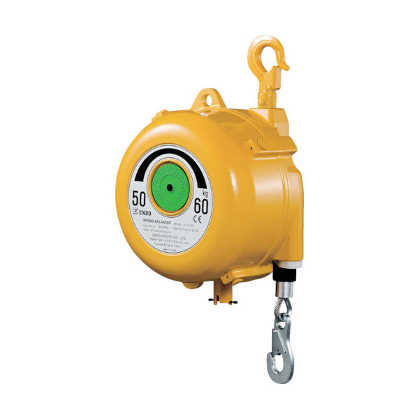 遠藤工業 ENDO スプリングバランサー ELFー60 50~60Kg 2.5m 1台(1個) 337-4955（直送品）