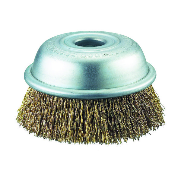 トラスコ中山 TRUSCO エアー工具用カップブラシ Φ75 真鍮メッキ 線径0.27 GCB-75AC 1個 352-0676（直送品）