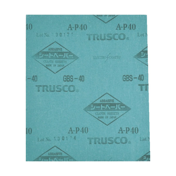 トラスコ中山 ＴＲＵＳＣＯ　シートペーパー　＃６０ GBS-60-5P 1袋（5枚） 352-0153