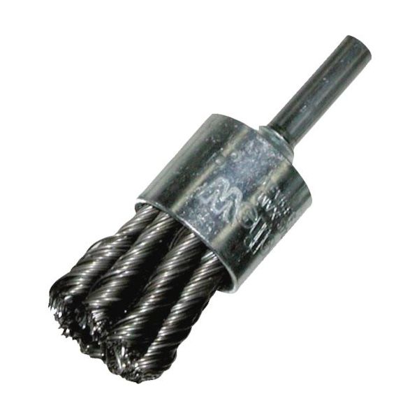 バーテック ノット型(ヒネリ)軸付きエンドブラシ MEBBー40A 19X6 SW0.35 3754200 1個 353-1236（直送品）