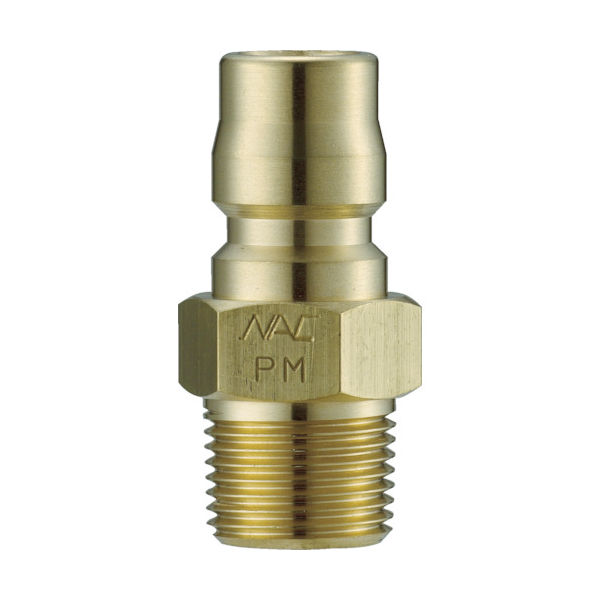 長堀工業 ナック クイックカップリング TL型 真鍮製 メネジ取付用 バルブレス CTL06PM2 1個 364-5070（直送品）