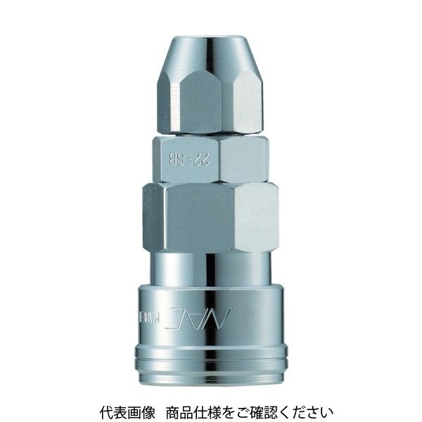 長堀工業 ナック クイックカップリング AL20型 鋼鉄製 ウレタンホース取付用ソケット 8.0×12.0 CAL23SA 1個 364-2836（直送品）