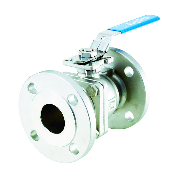 フジキン Fujikin ステンレス鋼製1MPaフランジ式2ピースボール弁50A(2) UBV-21-J10R-I-ALX 1個（直送品）