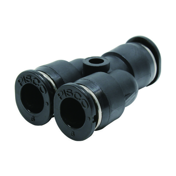 日本ピスコ ピスコ チューブフィッティングミニタイプ ユニオンワイ PY6M 1個 360-4373（直送品）