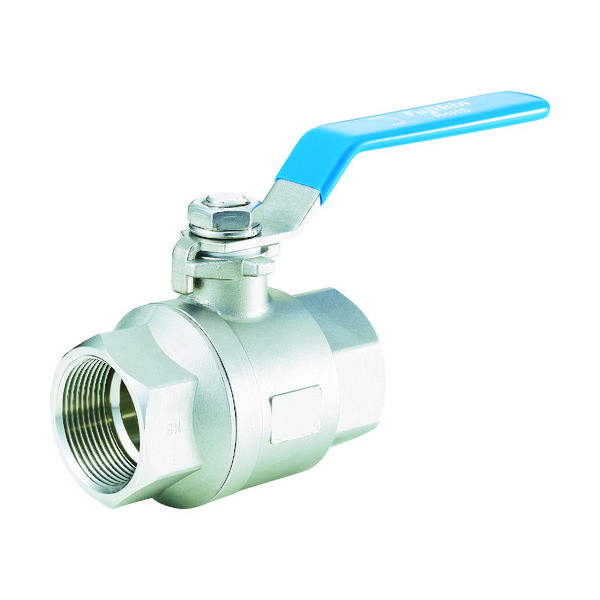 Fujikin ねじ込みボール ステンレス鋼製 3.92MPa フルボアタイプボール弁 40A(1 1/2) UBVNF-14H-R 1個（直送品）