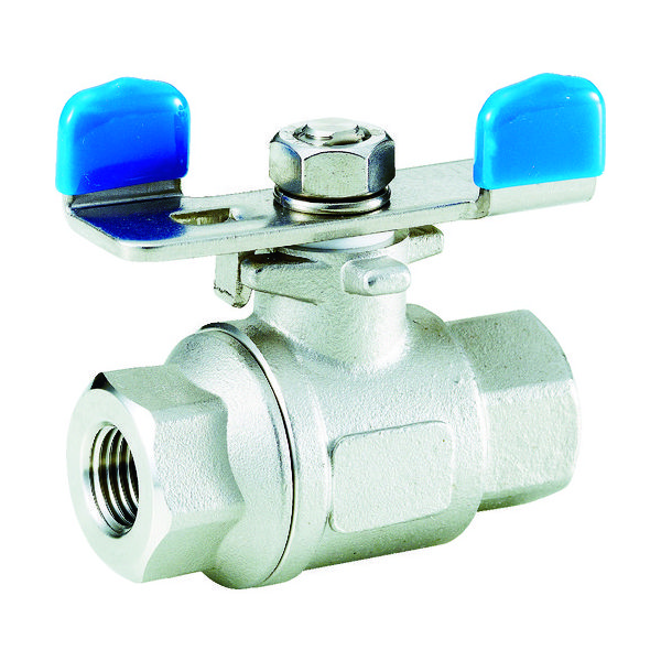 Fujikin ねじ込みボール ステンレス鋼製 3.92MPa フルボアタイプボール弁 8A(1/4) UBVNF-14B-BU-R 1個（直送品）