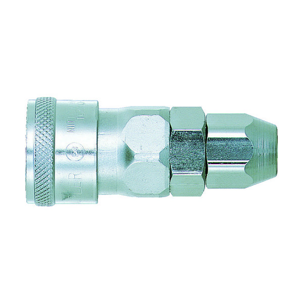 日東工器 日東 ナットカプラ 鋼鉄製相手側ホースサイズ(mm)8.5×12.5(04114) 85SN STEEL NBR 1個（直送品）