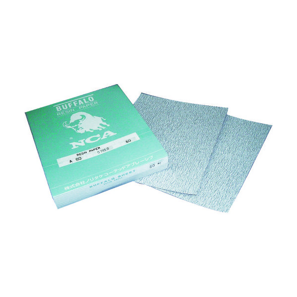 日本レヂボン NCA 空研ぎペーパー(ハードタイプ) A 60 D745D 228X280 1セット(50枚) 335-3672（直送品）