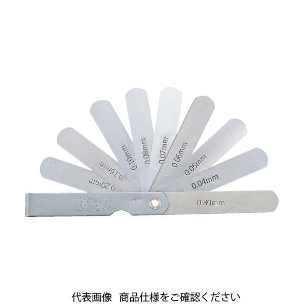 トラスコ中山 TRUSCO シクネスゲージ 幅12.7 長さ150 範囲0.10~1.00 T150MH 1個 229-6420（直送品）