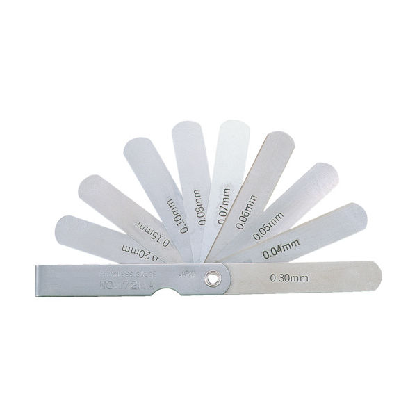 トラスコ中山 TRUSCO シクネスゲージ 幅12.7 長さ100 範囲0.04~0.30 T172MB 1個 229-6292（直送品）