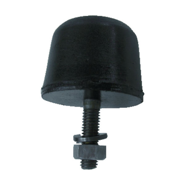 トラスコ中山 TRUSCO ゴムストッパー 外径100mm 高さ85mm ボルト径12 EH-100 1個 233-8319（直送品）