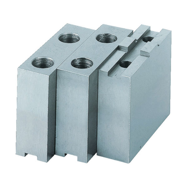 トラスコ中山 TRUSCO 生爪北川用 SK高爪用 チャック10インチ H60mm SK-10-60 1セット 112-9295（直送品）